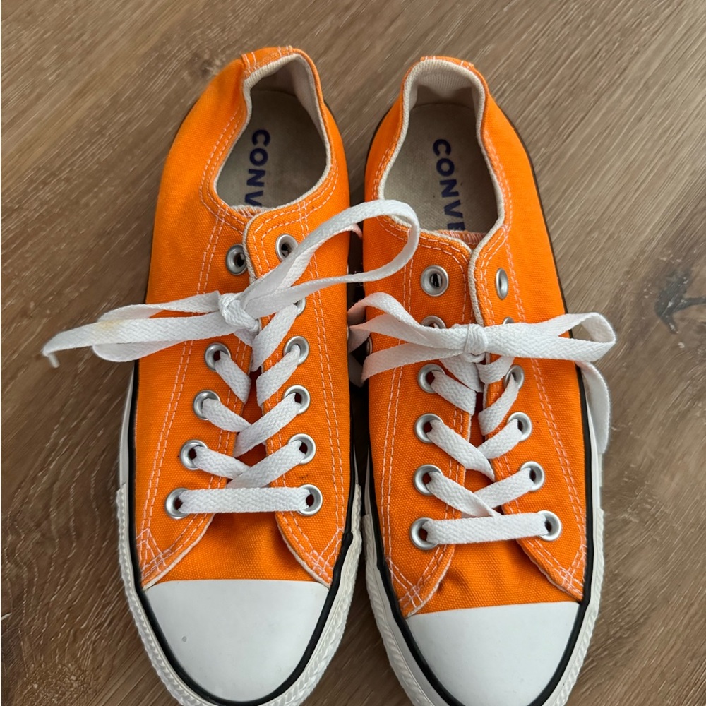Converse Vibrant Orange Sneakers
